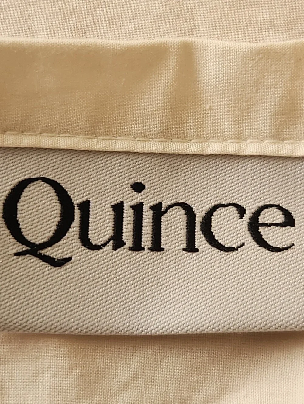 QUINCE King Flat Sheet White 100% Organic Cotton Home Bedding